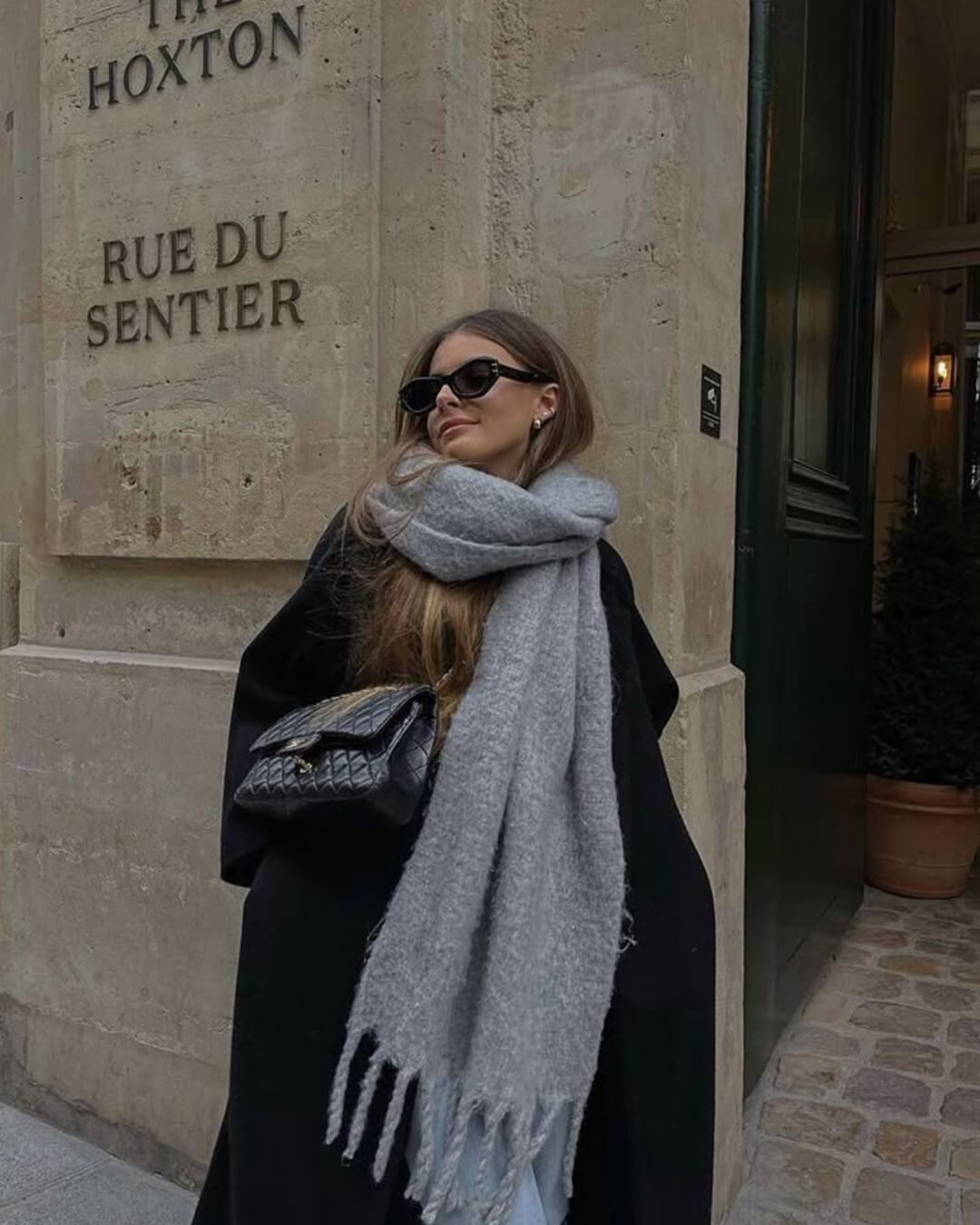 ZEYA - Gabriella Tasseled Winter Scarf