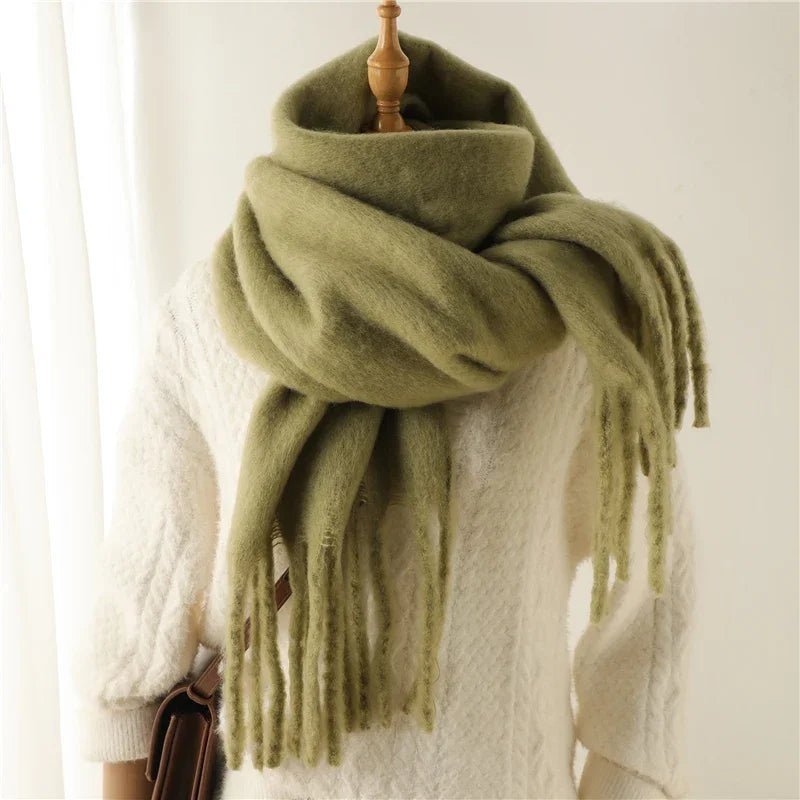 ZEYA - Gabriella Tasseled Winter Scarf