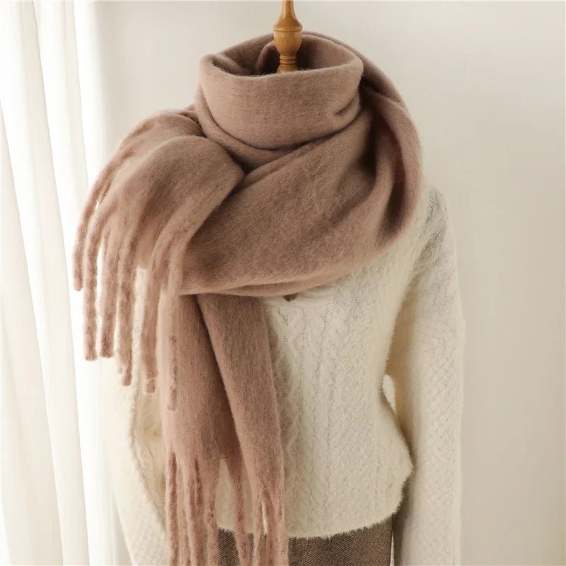 ZEYA - Gabriella Tasseled Winter Scarf