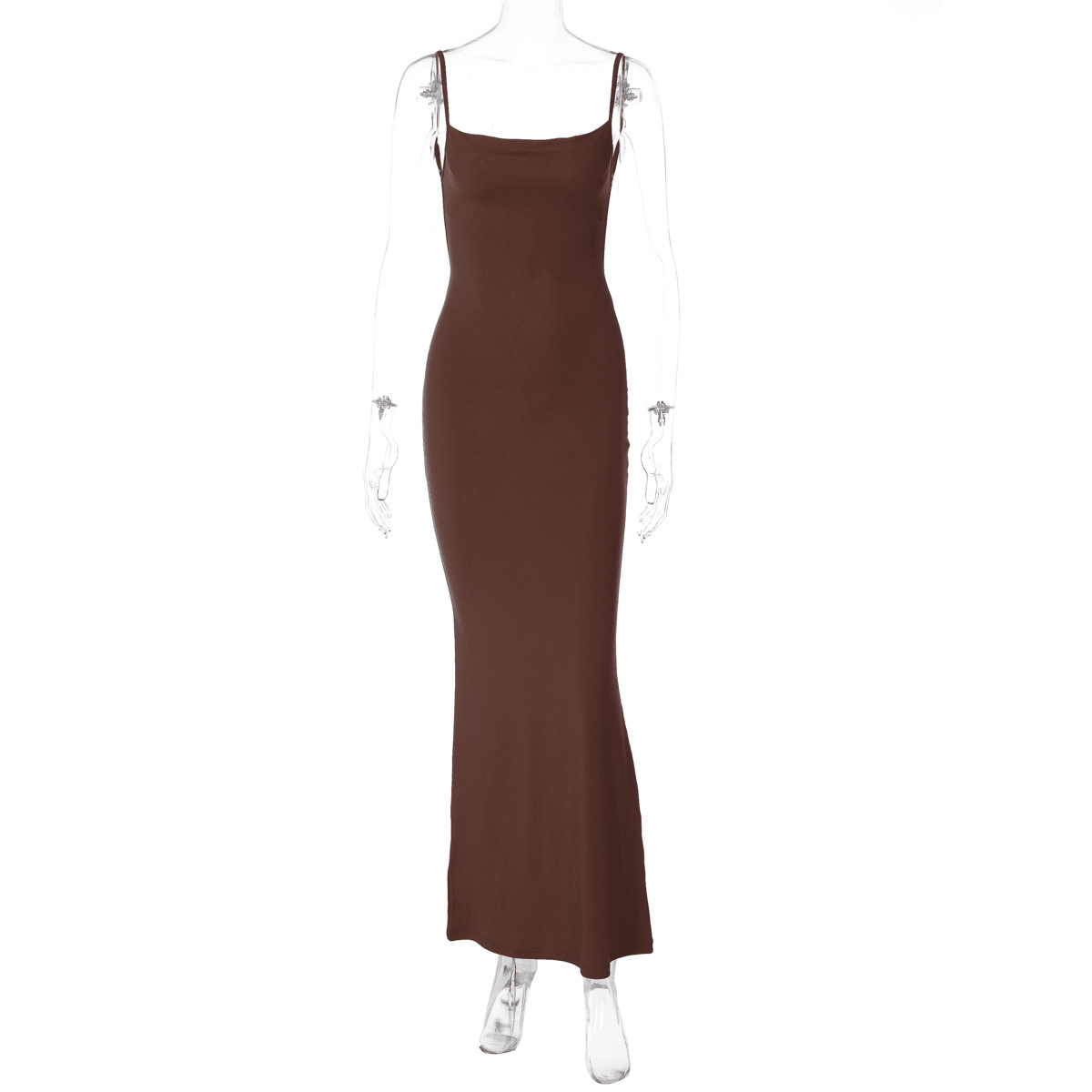 ZEYA - Genna V Neck Strap Maxi Dress