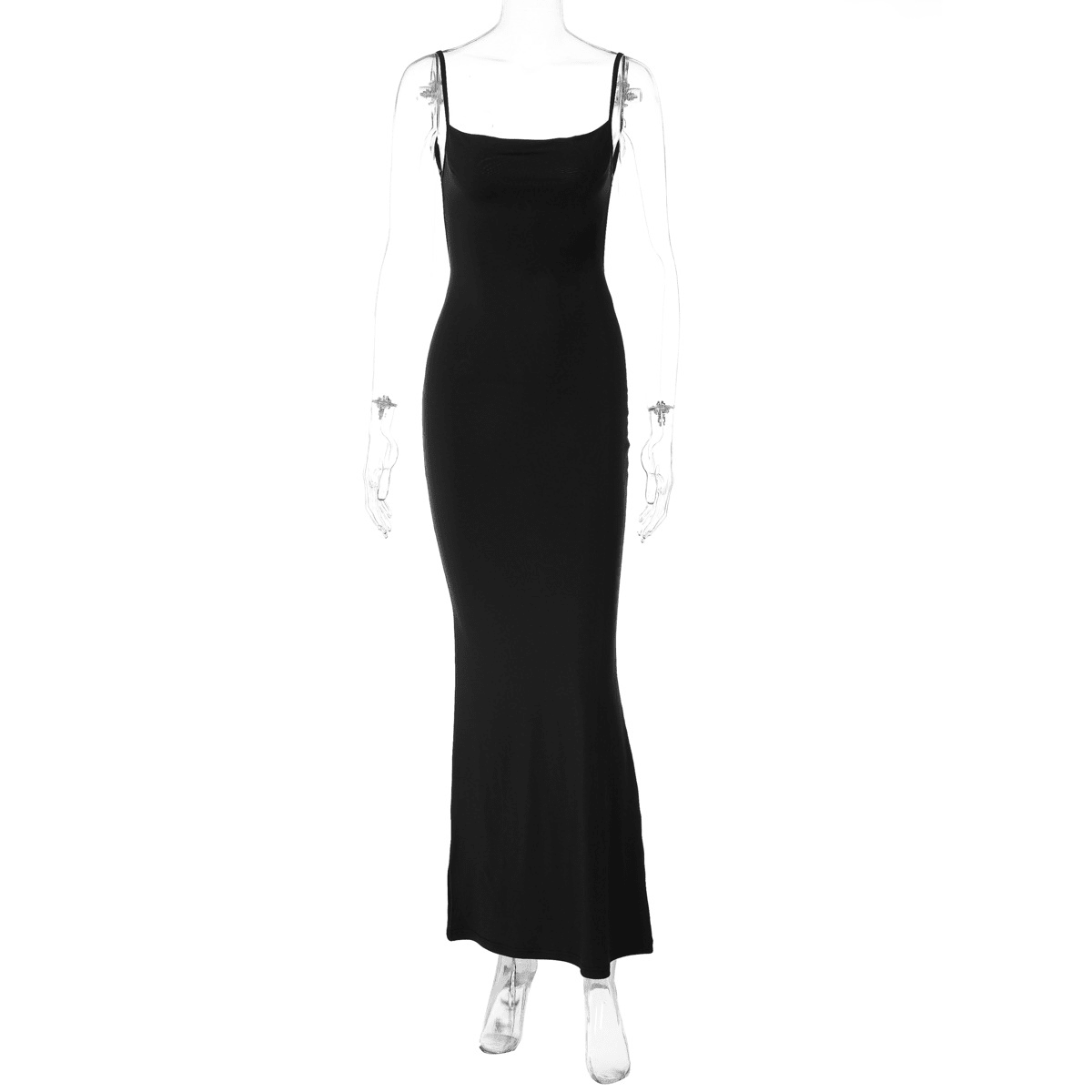 ZEYA - Genna V Neck Strap Maxi Dress