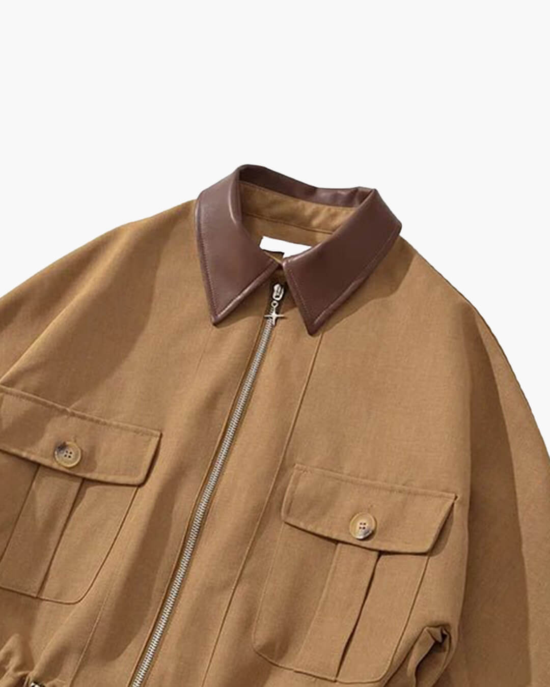 Emilia Zip-up Jacke mit Fledermausärmeln