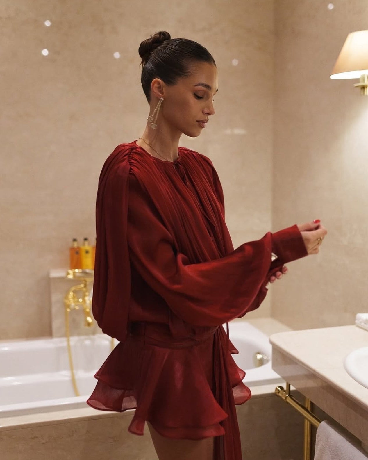 ZEYA - Gilliane Blouson Mini Dress