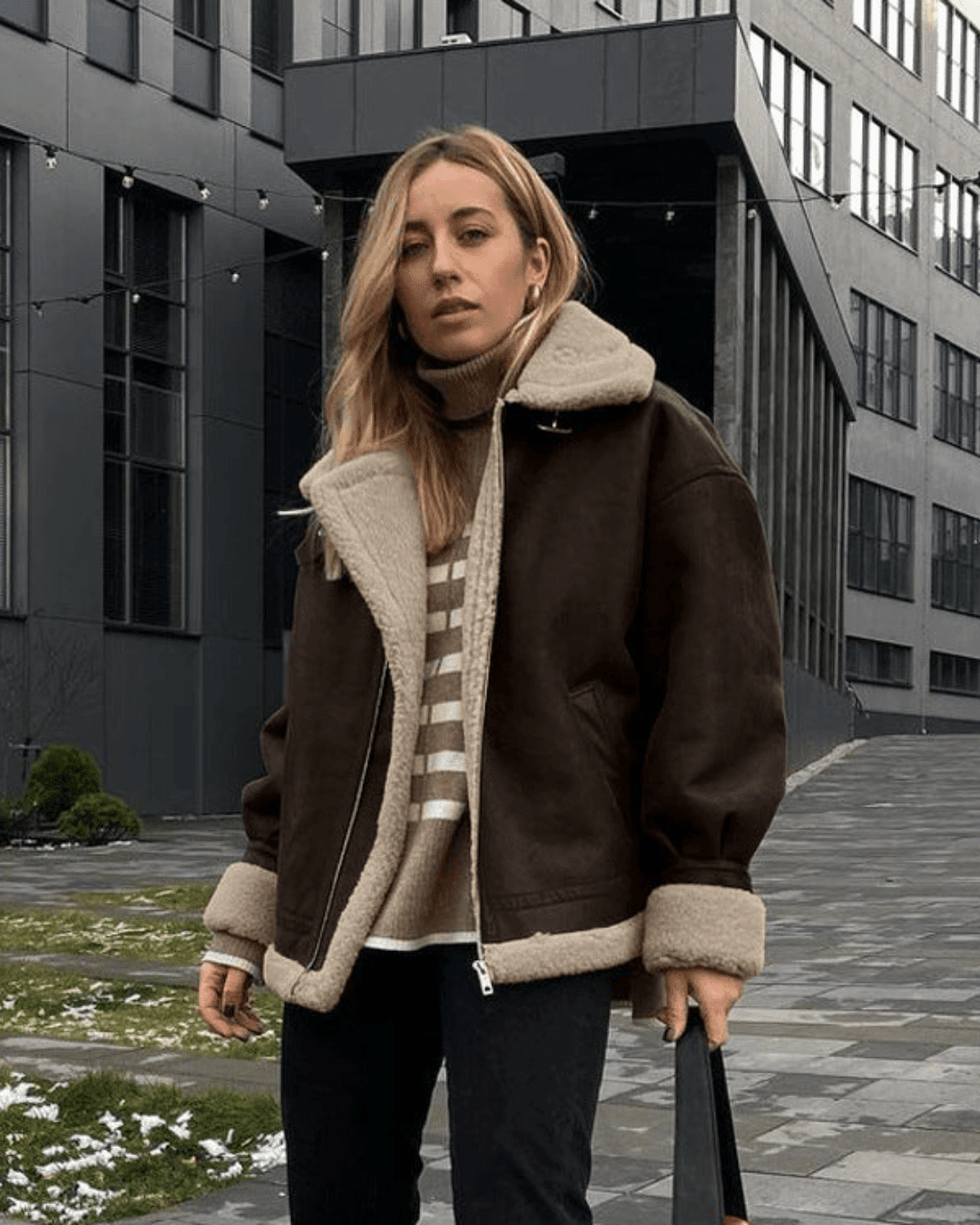 ZEYA - Gina Suede Faux Leather Jacket