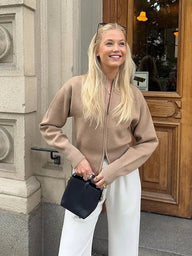 Cardigan Glenda con cerniera