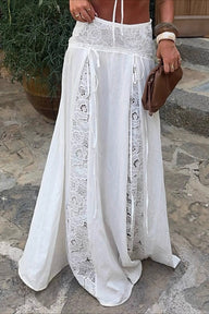 Hanna Low Waist Spitzen-Maxirock