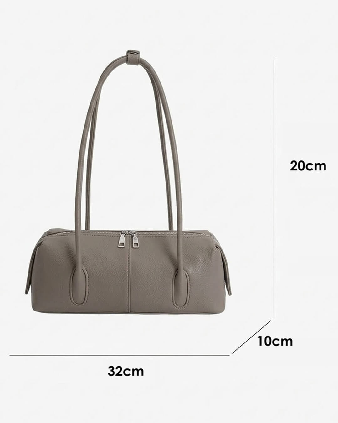 ZEYA - Hannah Cylindrical Leather Shoulder Bag