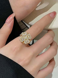 Bague Hazel trèfle rotatif anti-stress