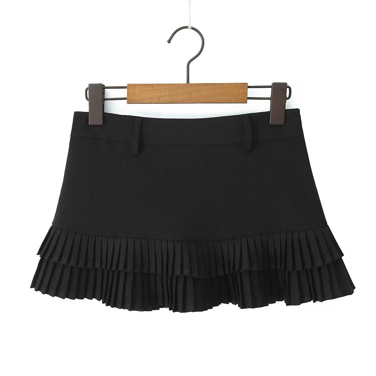 ZEYA - Heloise Low-Waist Pleated Mini Skirt