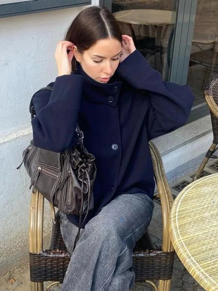 ZEYA - Isabella Elegant Jacket with Stand Collar