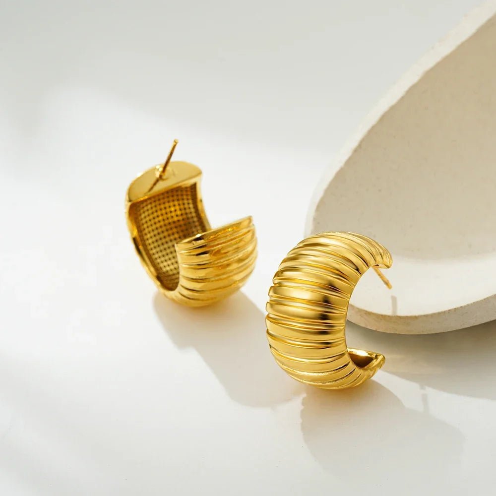 ZEYA - Jaime Chunky Hoop Earrings
