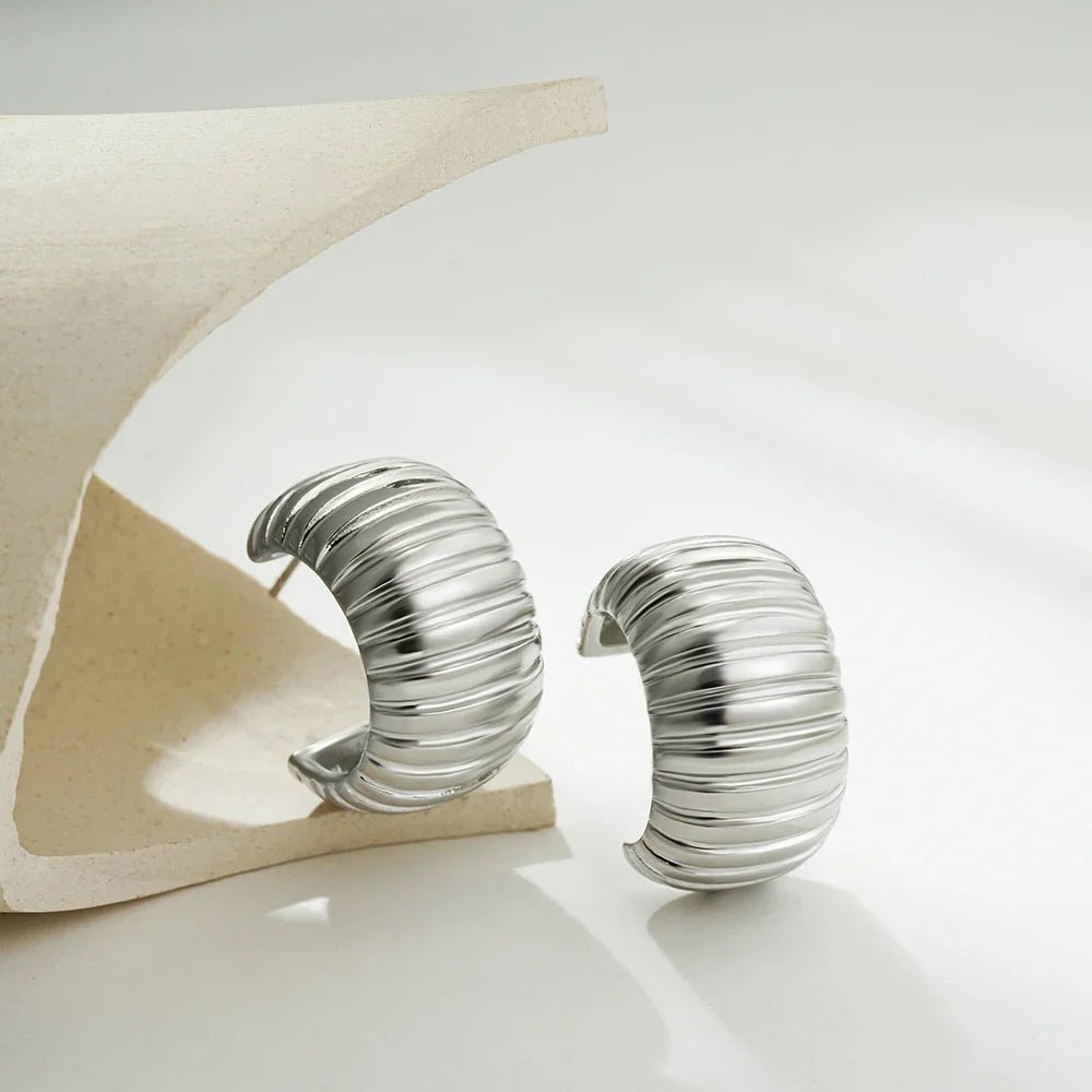 ZEYA - Jaime Chunky Hoop Earrings