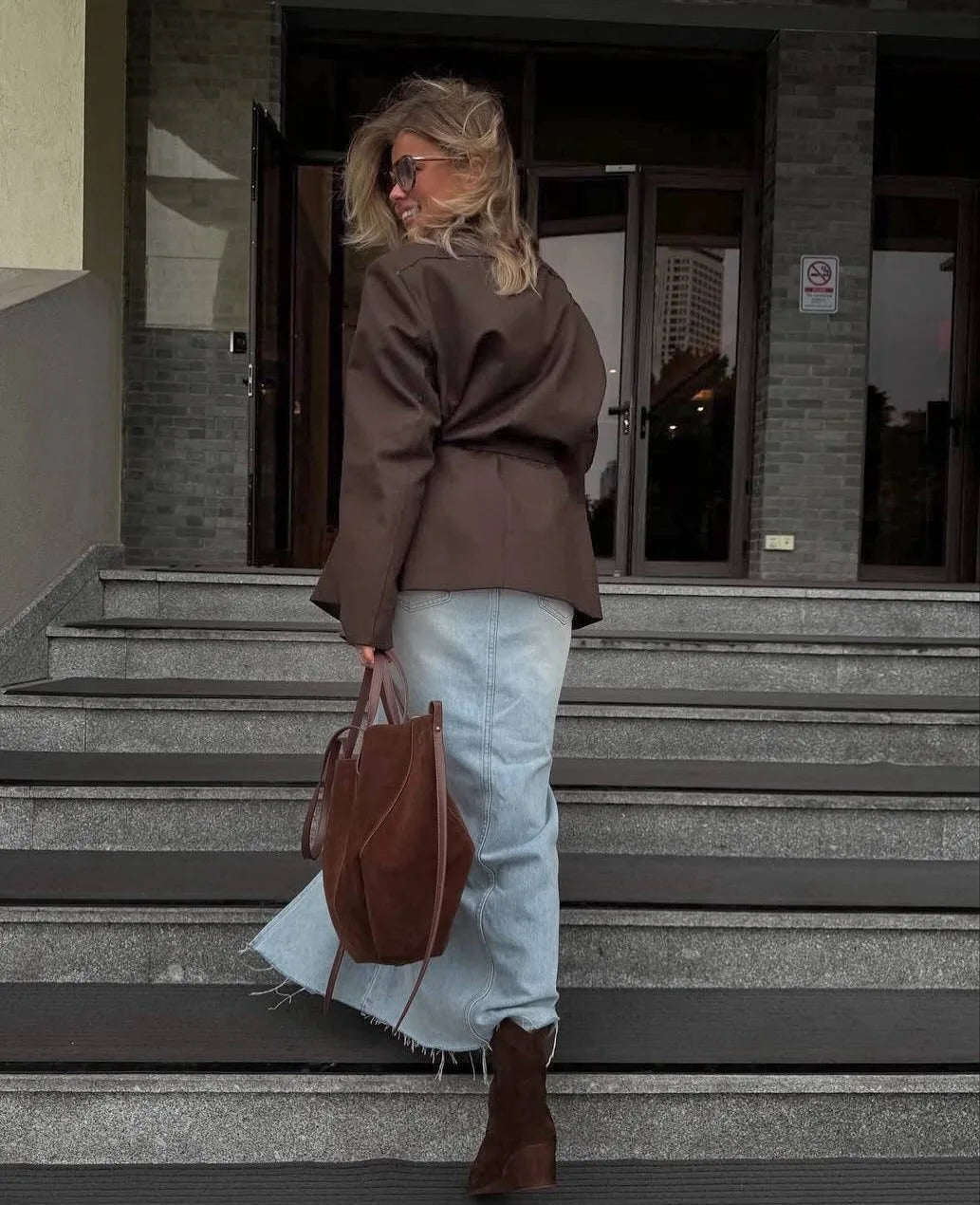 ZEYA - Janelle Brown Lace Up Blazer