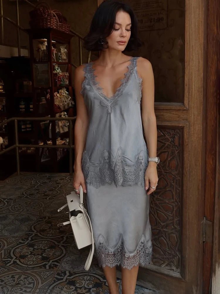 ZEYA - Janet Lace Hem Cami Top