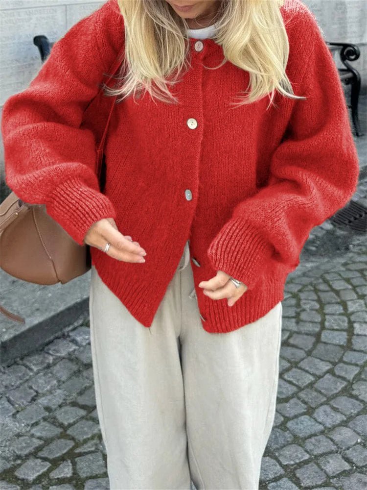 ZEYA - Jasmine Fuzzy Knit Cardigan