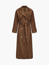 Jenna Trenchcoat in Wildlederoptik
