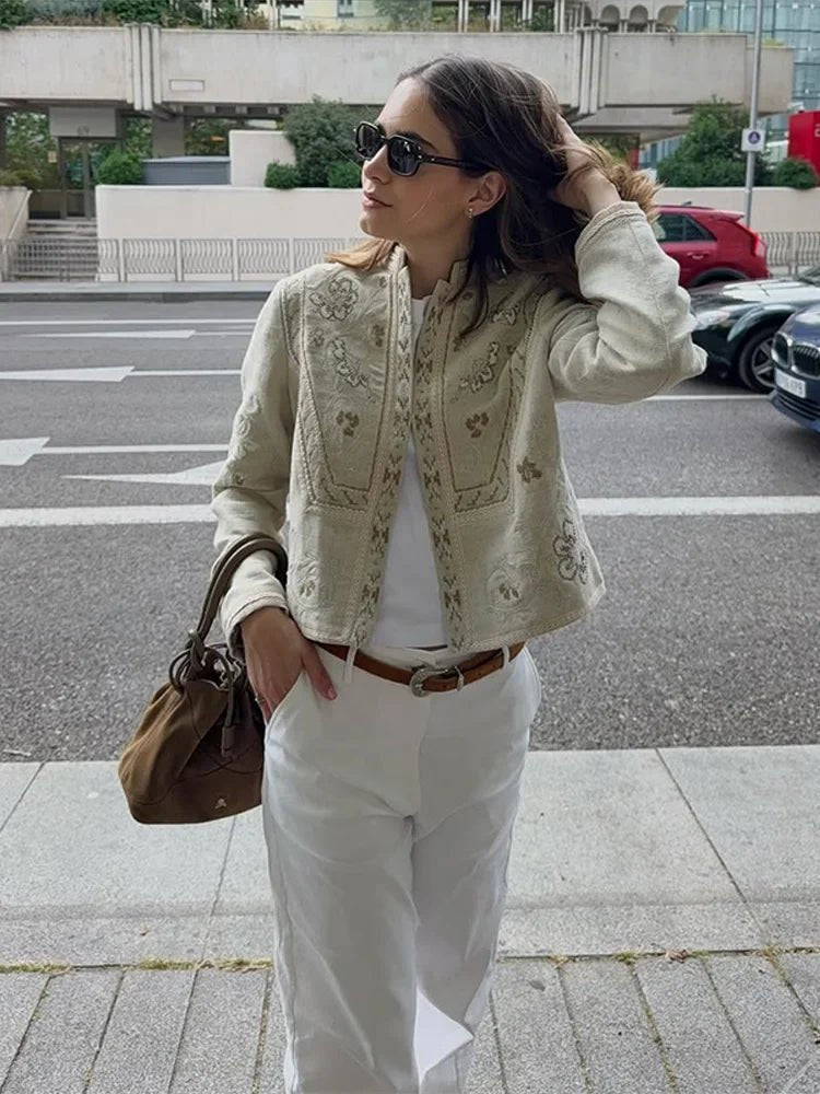 ZEYA - Jenny Floral Cropped Jacket