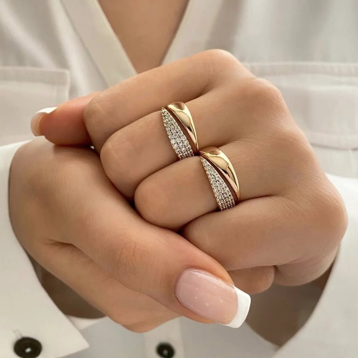 ZEYA - Jessica Pave Zirconia Ring