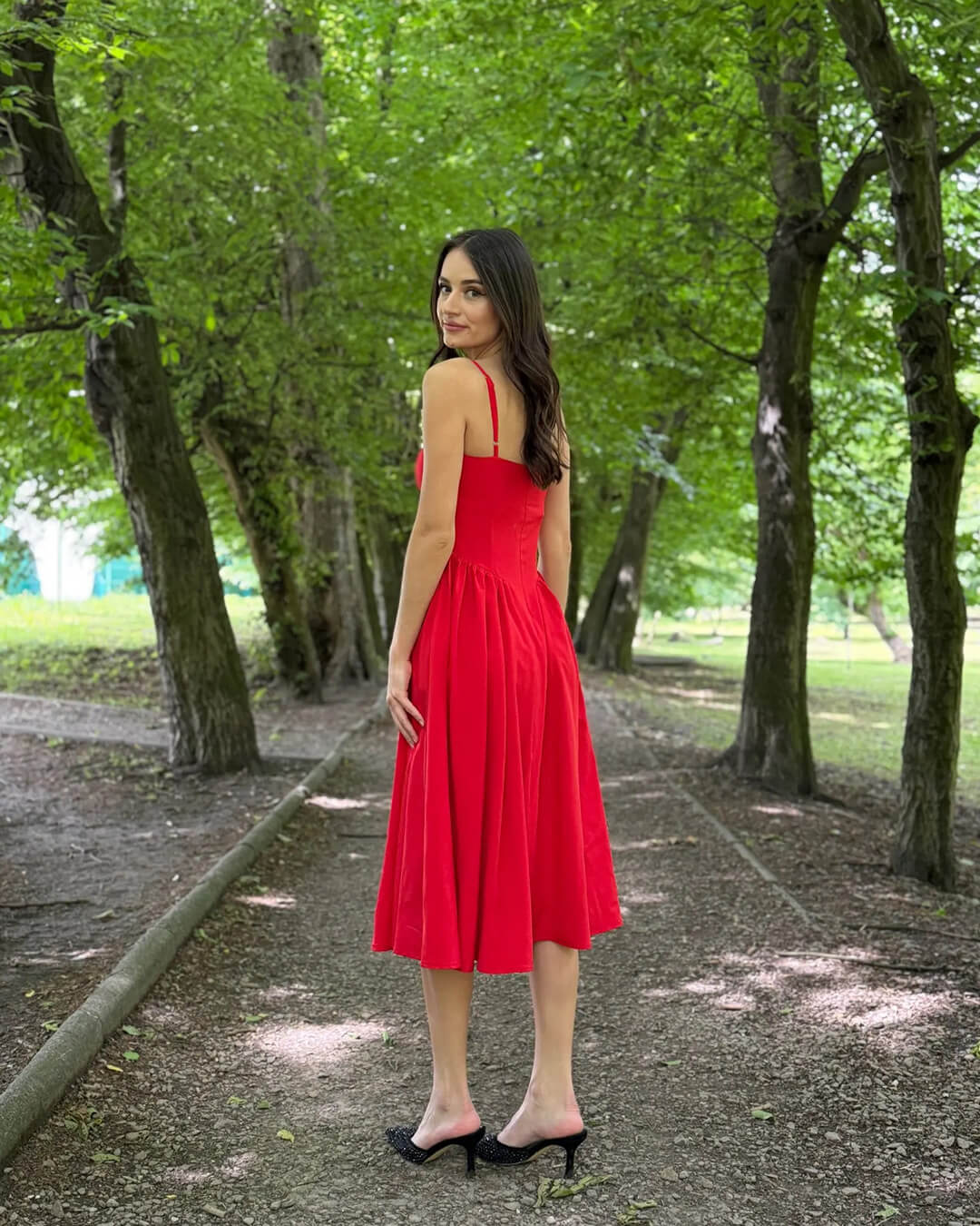 ZEYA - Jessica Sleeveless Strap Midi Dress