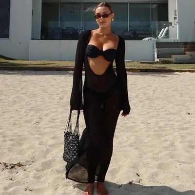 ZEYA - Josephine Hollow - Out Knit Beach Dress