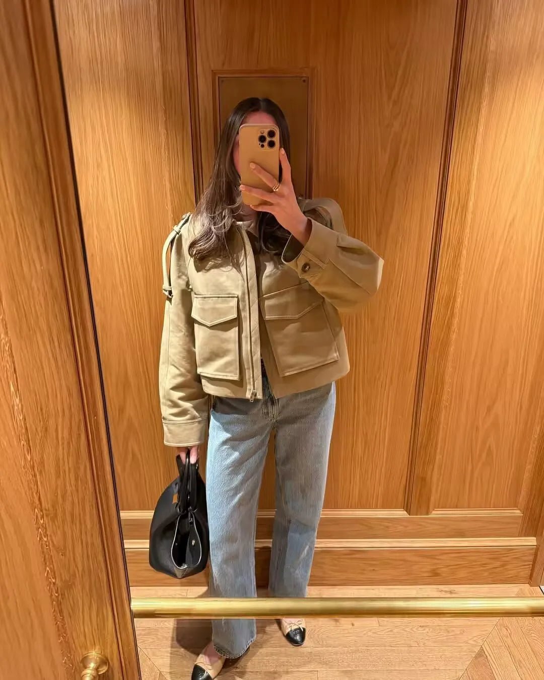 ZEYA - Juliana Cropped Trench Jacket