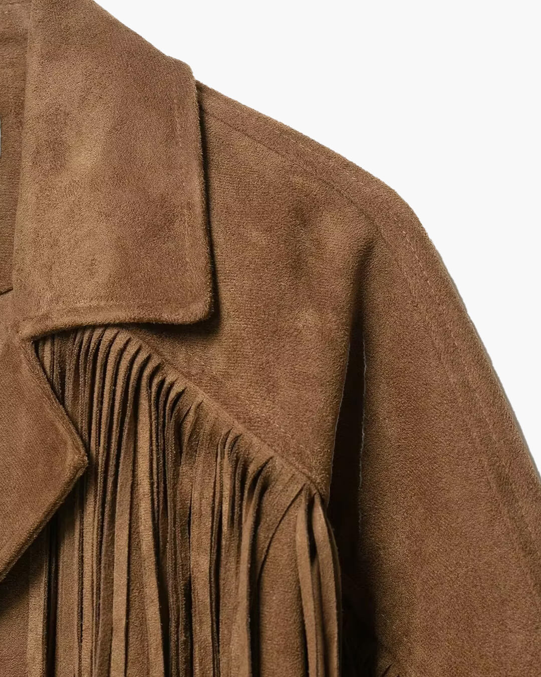 ZEYA - Julie Faux Suede Fringe Western Jacket