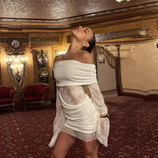 ZEYA - Karen Off - Shoulder Mini Dress