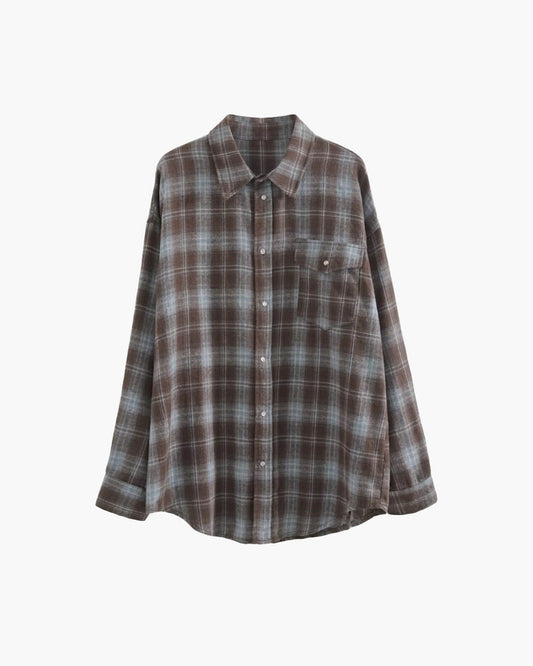 ZEYA - Kate Oversized Plaid Shirt