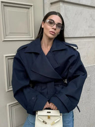 Trench court Kelly ceinturé
