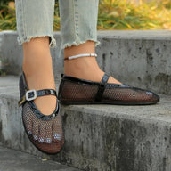 Ballerines Mary Jane en mesh Kenza