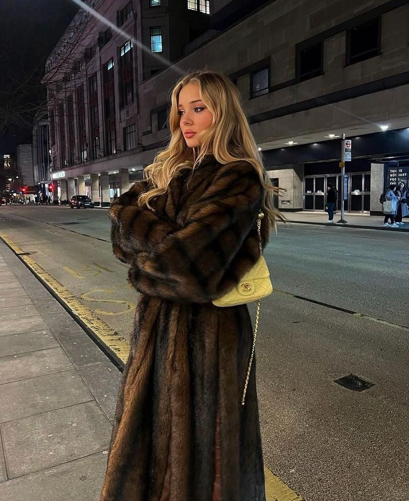 ZEYA - Laney Faux Fur Maxi Coat