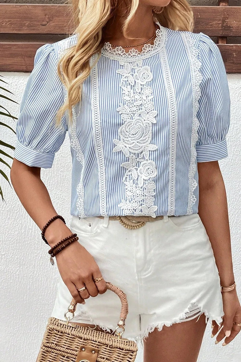 ZEYA - Lara Floral Embroidered Blouse