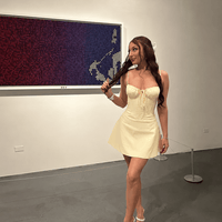 Minidress Laura con lacci
