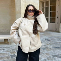 Lauren Jacket with Stand Collar