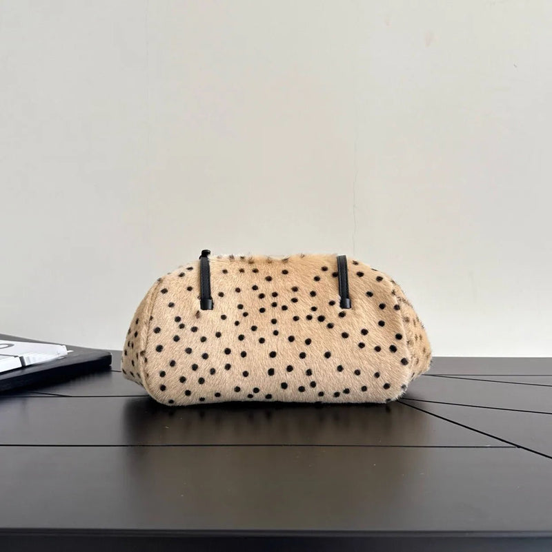 ZEYA - Layla Cheetah Faux Fur Shoulder Bag