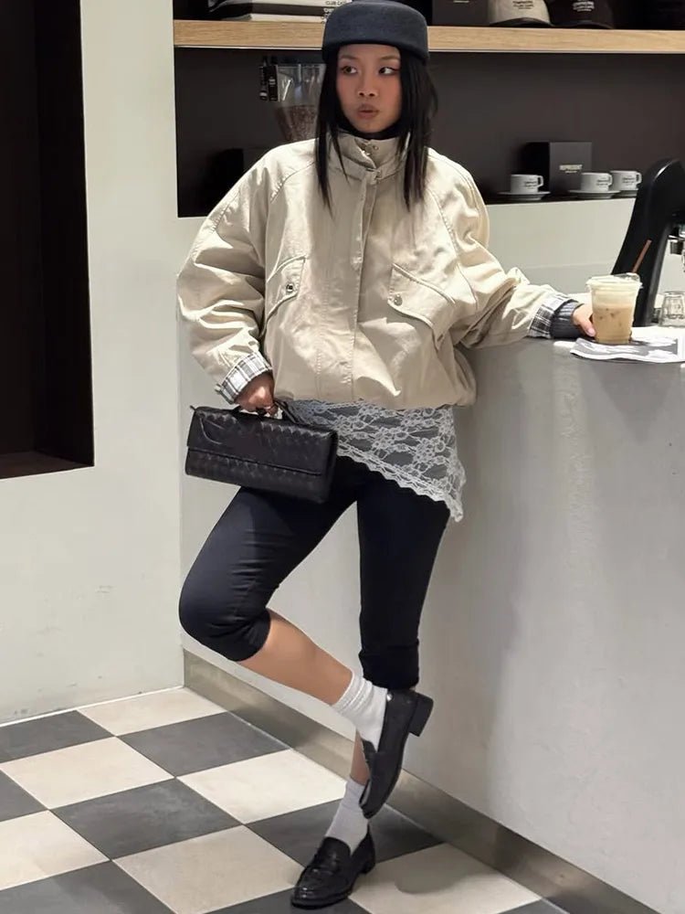 ZEYA - Leah Casual Stand Collar Jacket