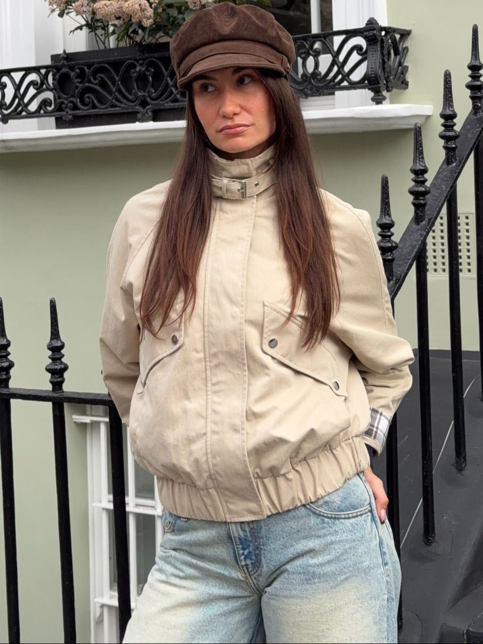 ZEYA - Leah Casual Stand Collar Jacket