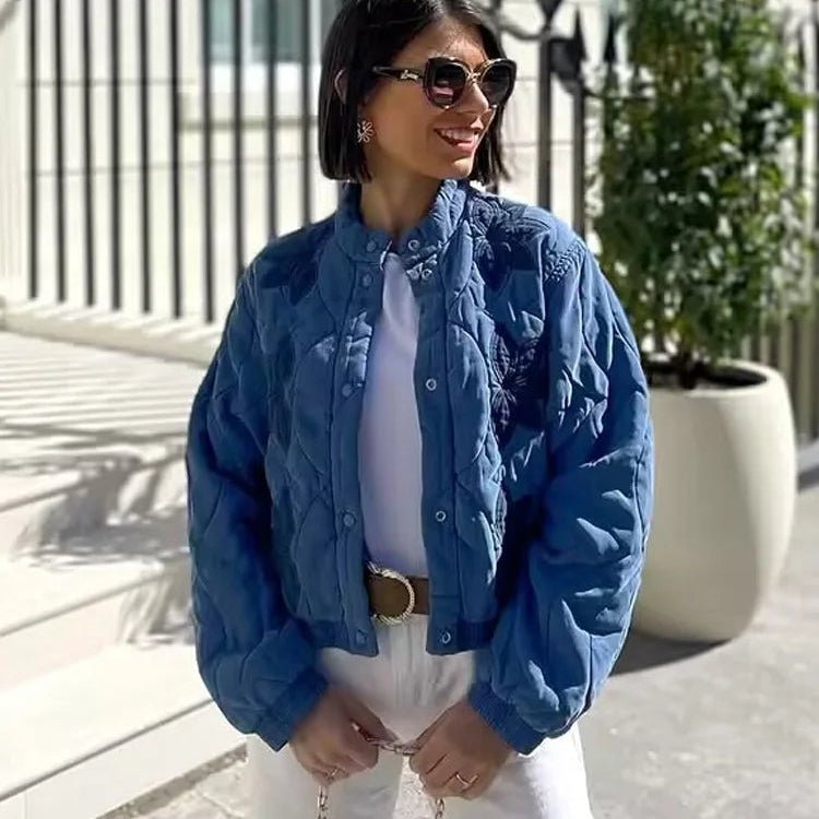 ZEYA - Leonie Quilted Embroidered Jacket