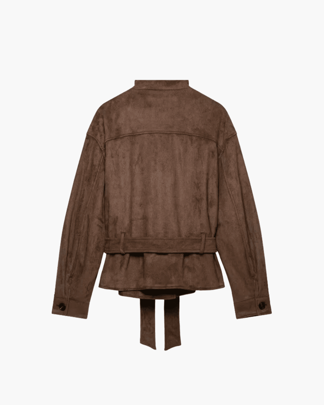 ZEYA - Letty Faux Suede Lace Up Jacket