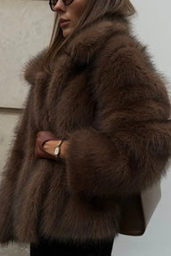 Lilibeth Faux Fur Short Coat