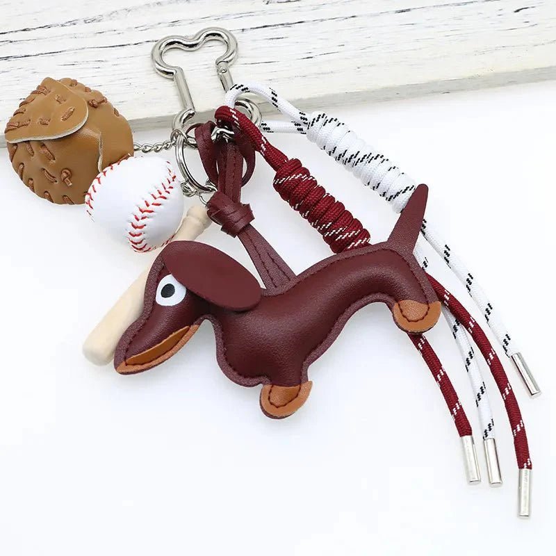 ZEYA - Lola Sausage Dog Keychain Pendant