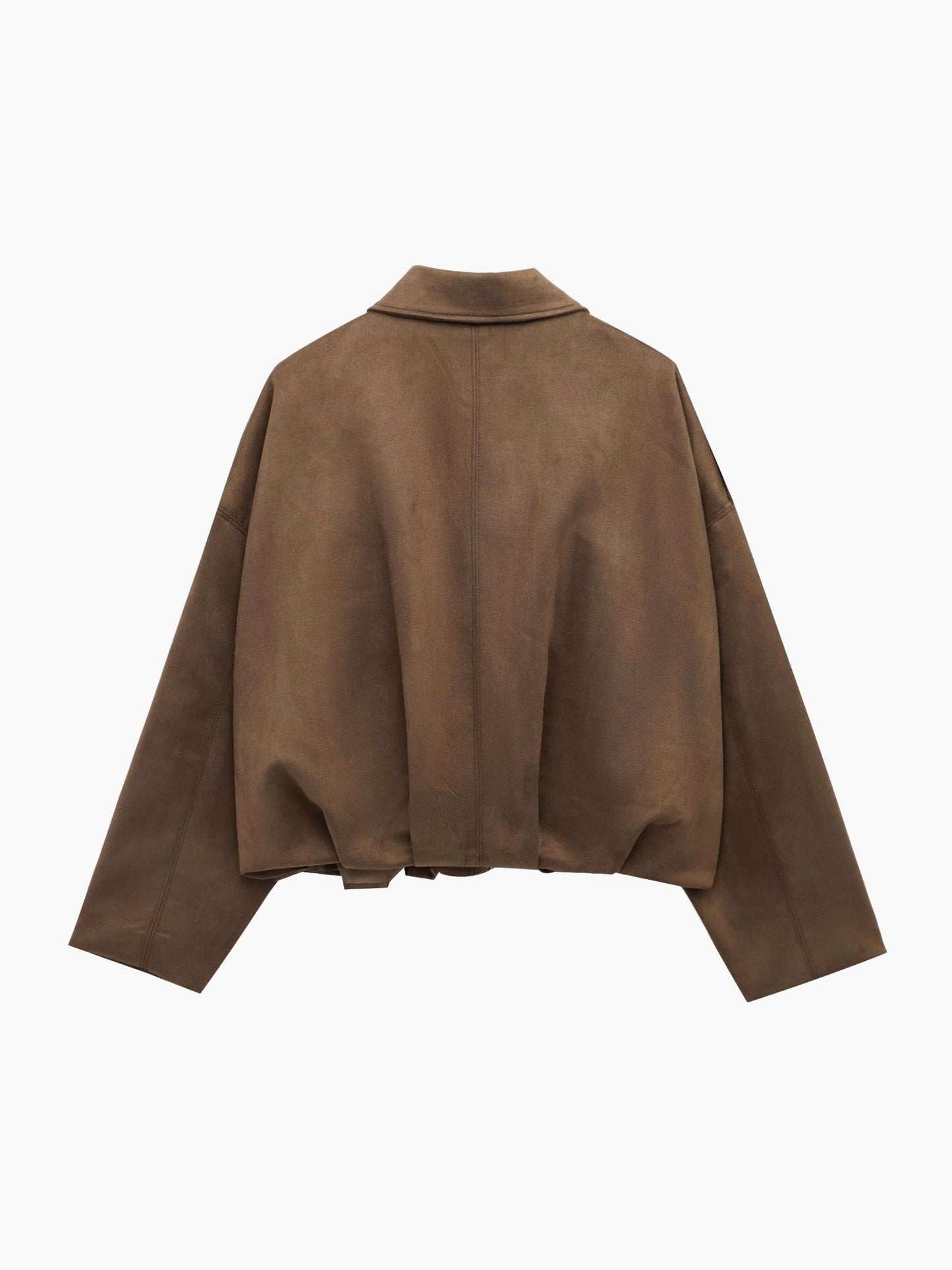 ZEYA - Lori Suede Bomber Jacket