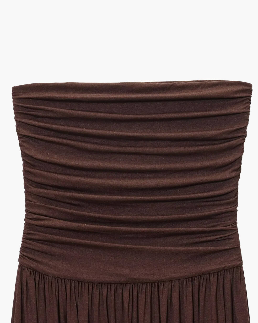 ZEYA - Lorna Strapless Ruched Maxi Dress