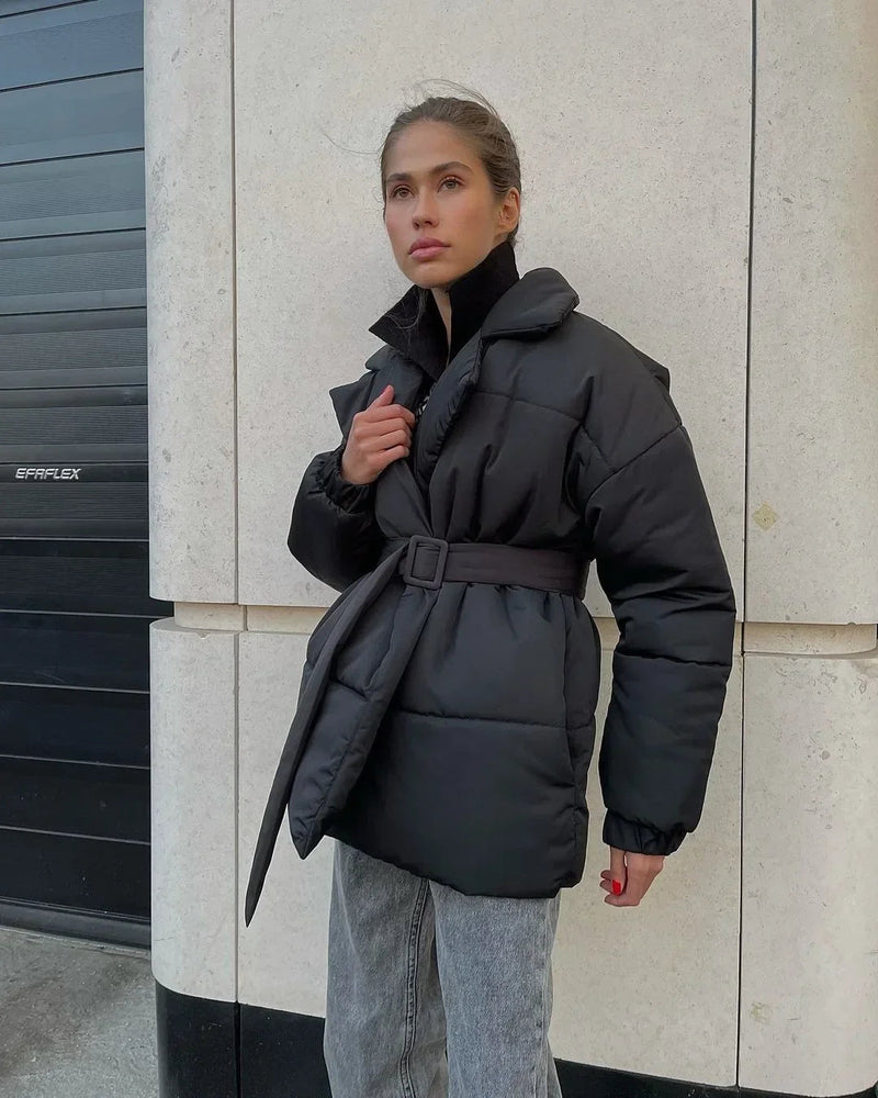 ZEYA - Lou Belted Puffer Jacket