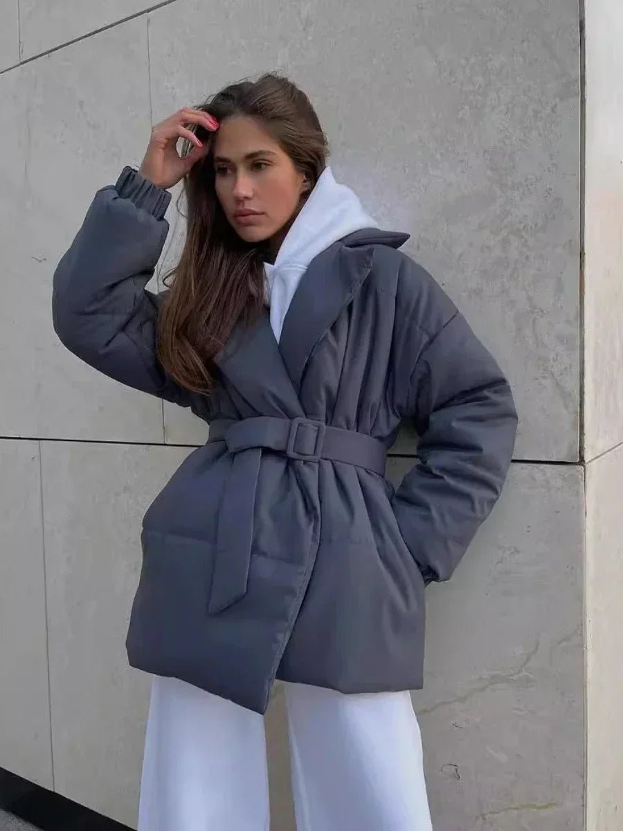 ZEYA - Lou Belted Puffer Jacket