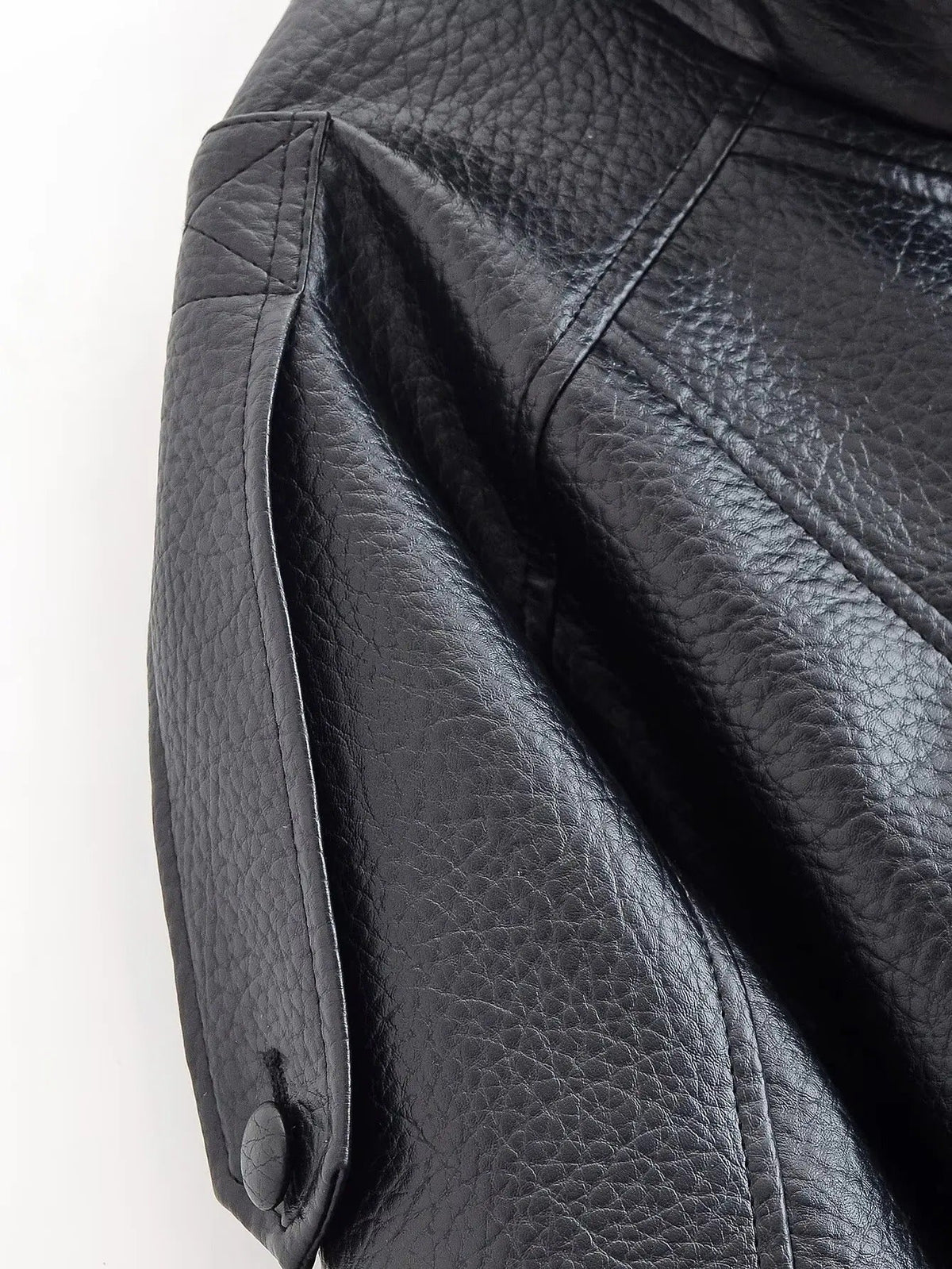 ZEYA - Lucille Asymmetrical Leather Jacket