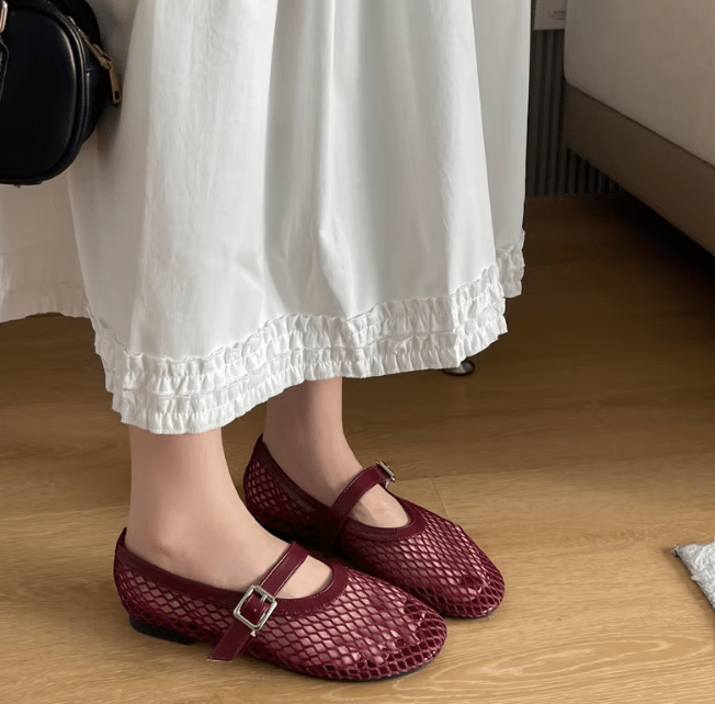 ZEYA - Margaret Mesh Ballet Flats