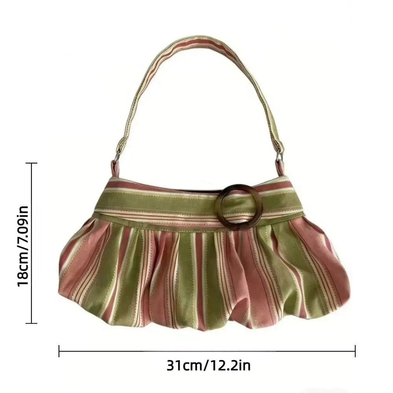 ZEYA - Maria Striped Shoulder Bag