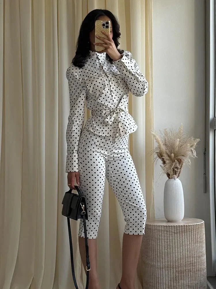 ZEYA - Marianne Polka Dot Capri Set