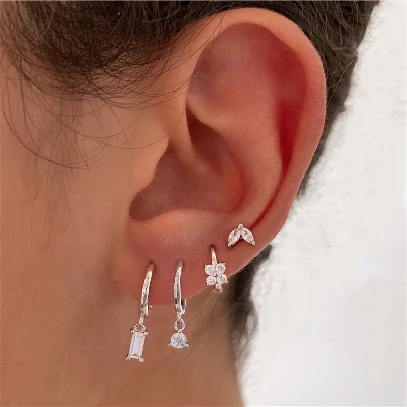 ZEYA - Maris Hoop Piercing Set